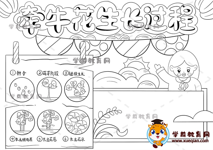 牽?；ㄉL(zhǎng)過(guò)程手抄報(bào)